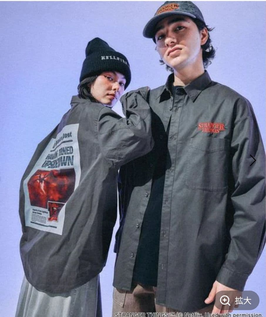 【STRANGER THINGS】コラボグラフィックシャツ