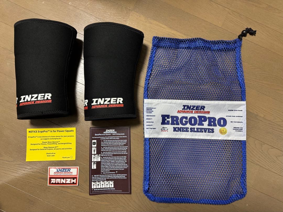エルゴプロ ニースリーブ /INZER ErgoPro Knee Sleeves