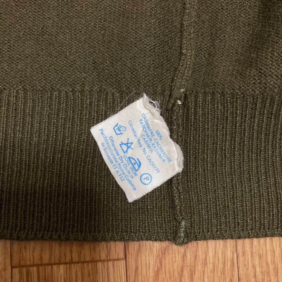 80s Aquasqutum カシミヤ カーディガン スコットランド ビンテージ