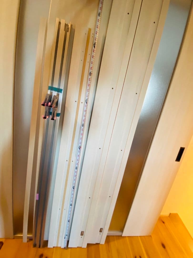 専用　YKKap ラフォスタホワイトウォールナット TL 吊り引き戸2枚セット