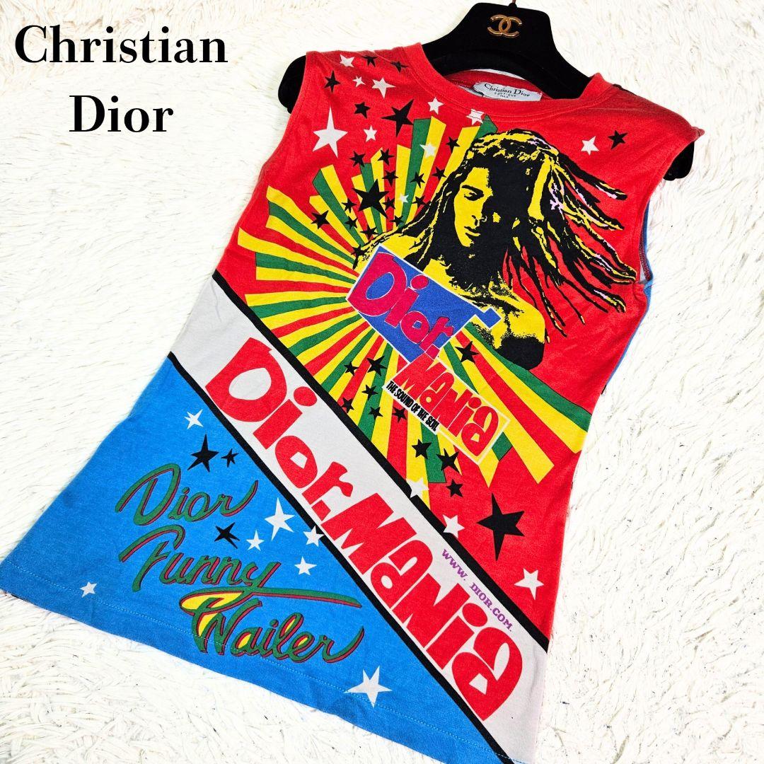 ディオール Dior Mania ノースリーブ カットソー Galliano期