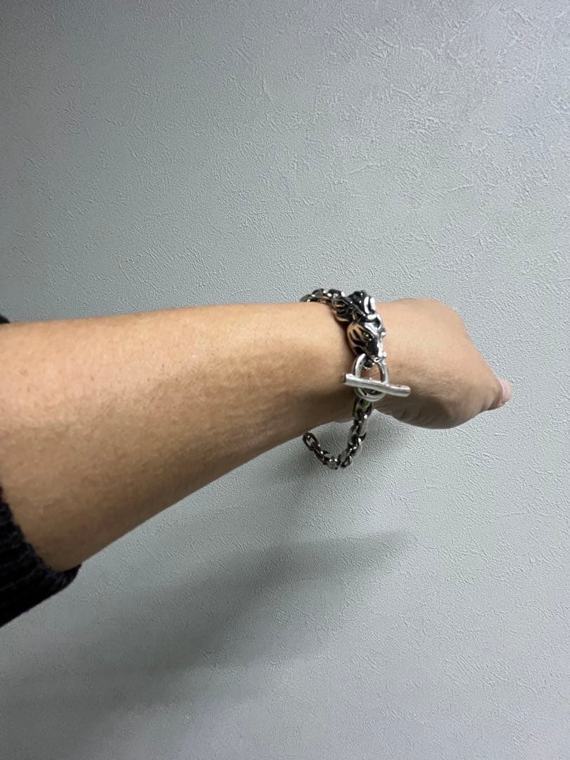 BWL ビルウォールレザー　ホースヘッド シルバーブレスレット　シルバー925