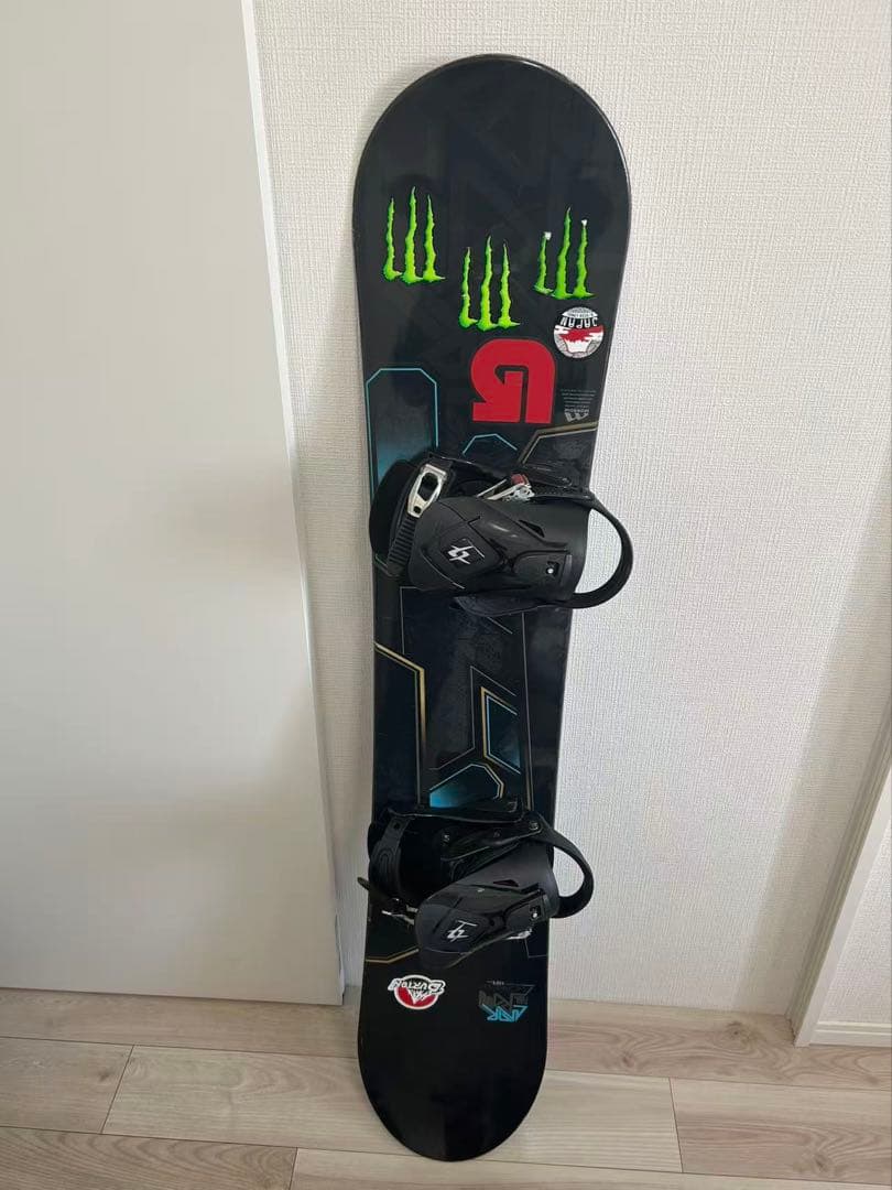 スノーボード 板 150cm ブーツ セット バインディング ワックス 付き