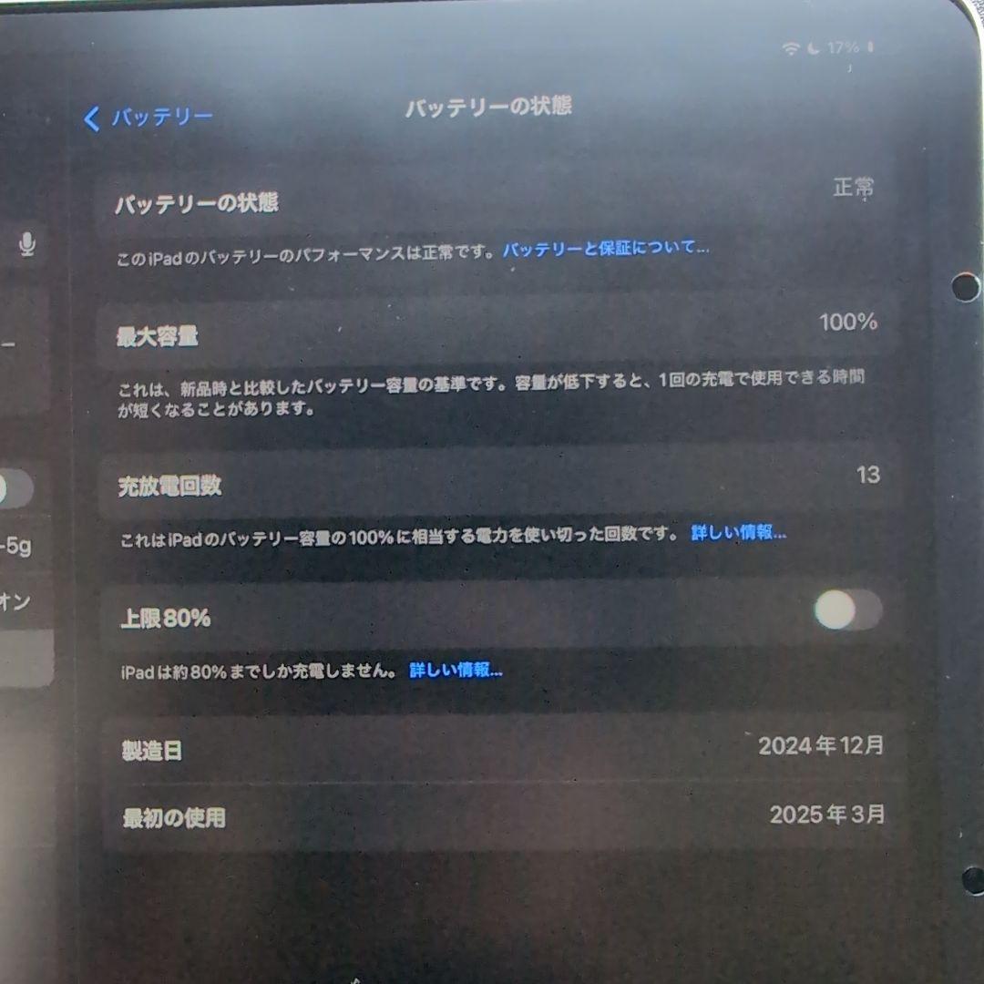 【極美品】iPad Air 13inch M3 WiFi 256GB 付属品完備