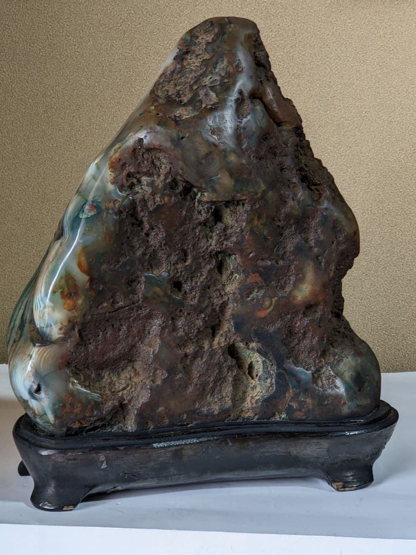 ♦中国 古玩 天然石瑪瑙 古美術品 置物飾り 骨董品コレクション