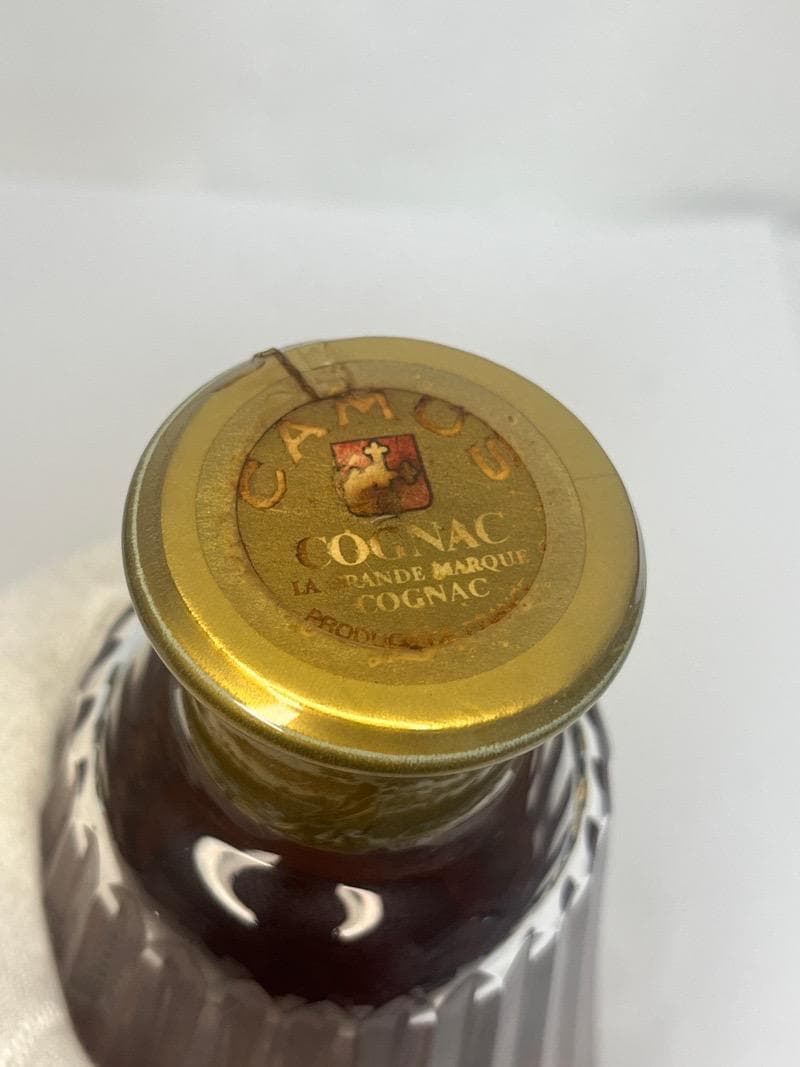 未開封　カミュ　バカラ　カラフェ　コニャック　替栓付き