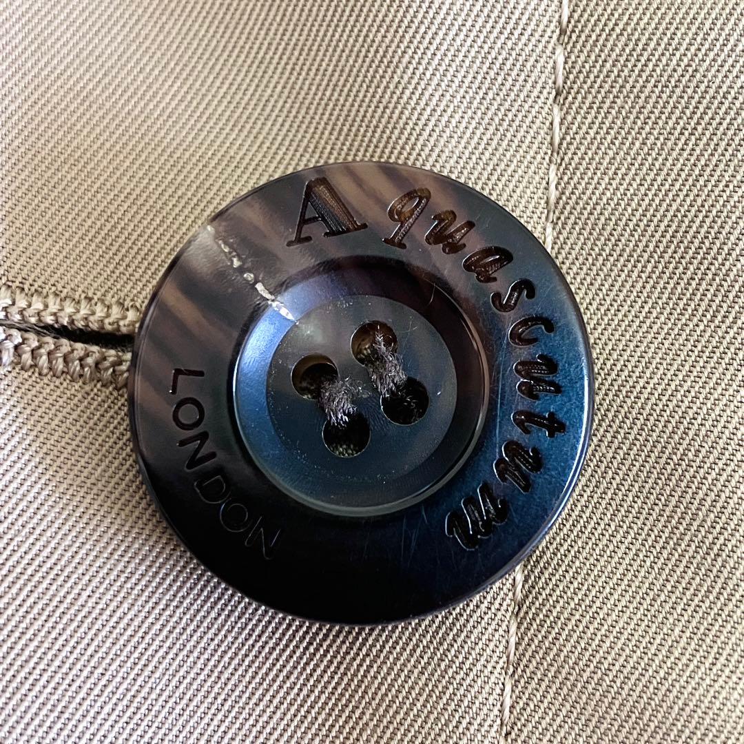 美品 アクアスキュータム トレンチコート ブルー ライナー 大草直子着用