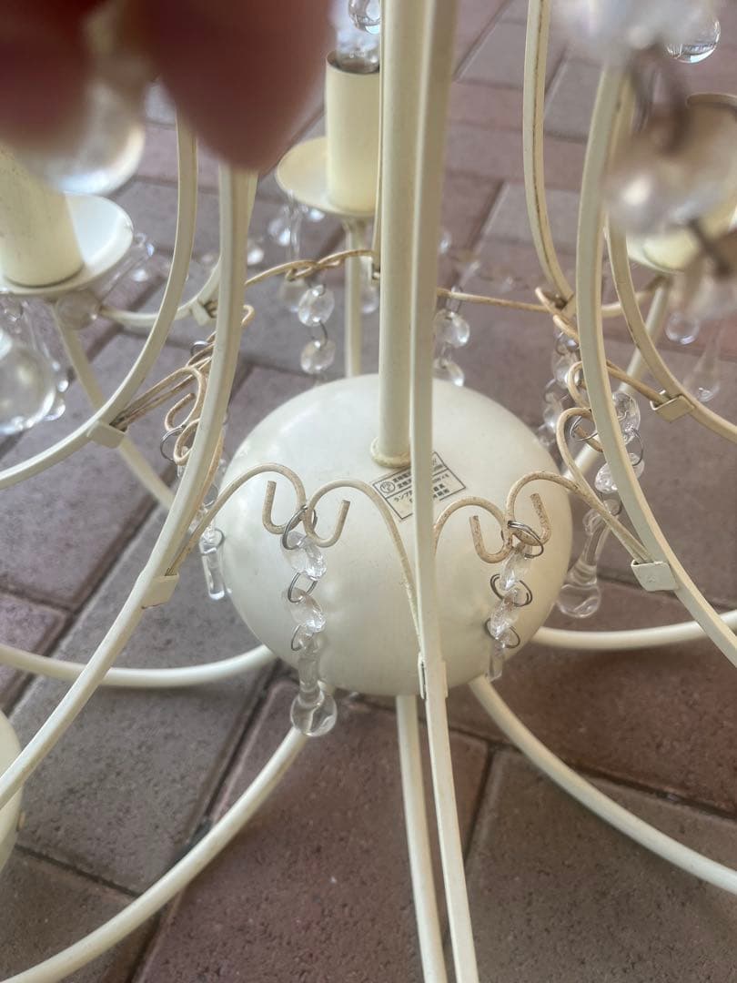 ローラアシュレイ シャンデリア 8灯式 200W