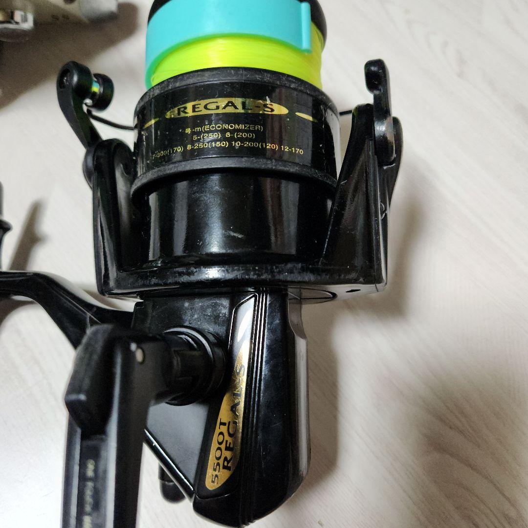 投げ釣り用スピニングリール 8台セット