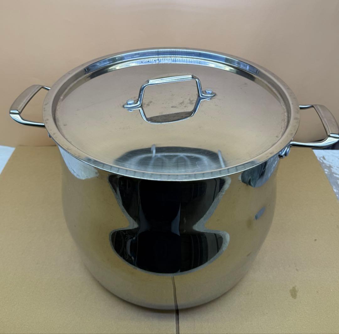 STOCK POT 鍋　15,1L ステンレススチール