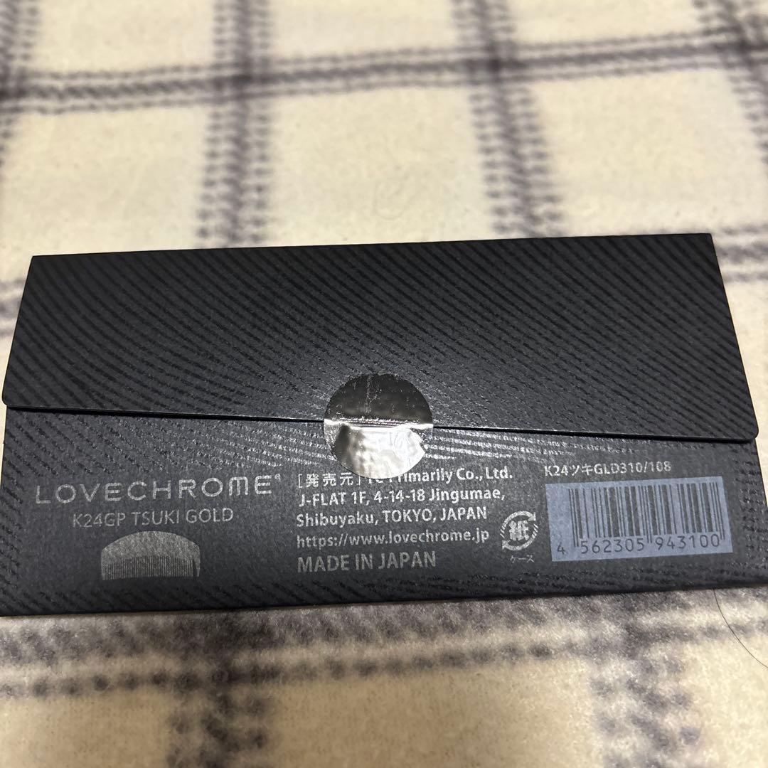 新品　LOVECHROME K24GP TSUKI GOLD ヘアブラシ