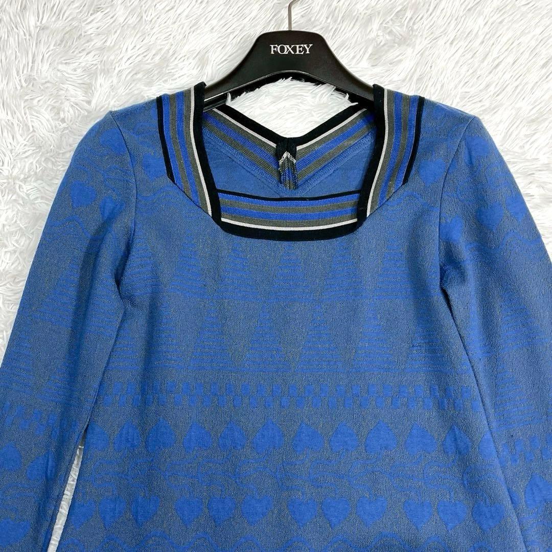 ★Vivienne Westwood★総柄 スペードハート柄 ニットワンピース2