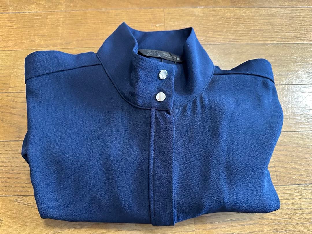 【新品未使用】【完売商品】ZARA ザラ ベルト付き　クレープジャンプスーツ Ｓ