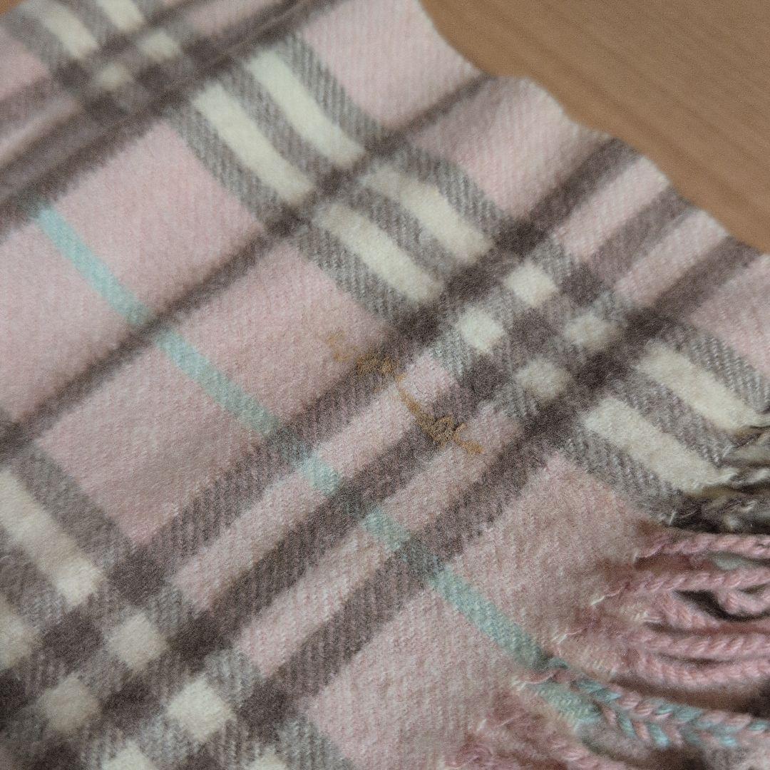BURBERRY カシミヤ マフラー ノバチェック ピンク