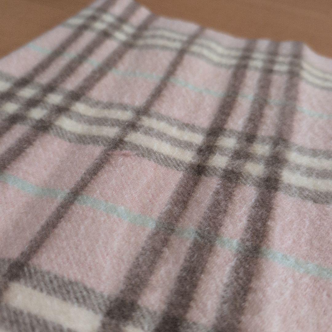 BURBERRY カシミヤ マフラー ノバチェック ピンク
