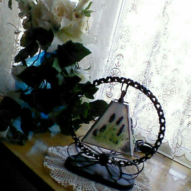 ☆超美品☆    ラベンダーランプ