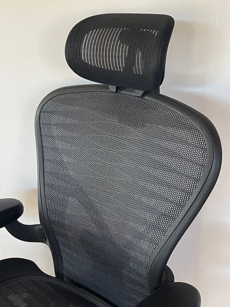 ハーマンミラー アーロンチェア Bサイズ ヘッドレスト セット フル装備 1