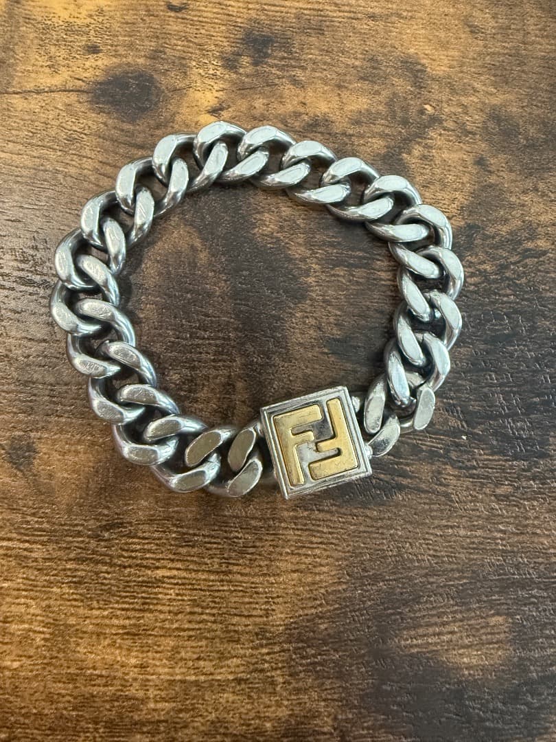 FENDI チェーンブレスレット シルバー