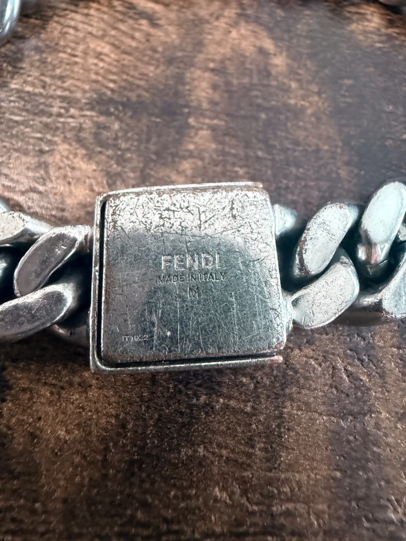FENDI チェーンブレスレット シルバー