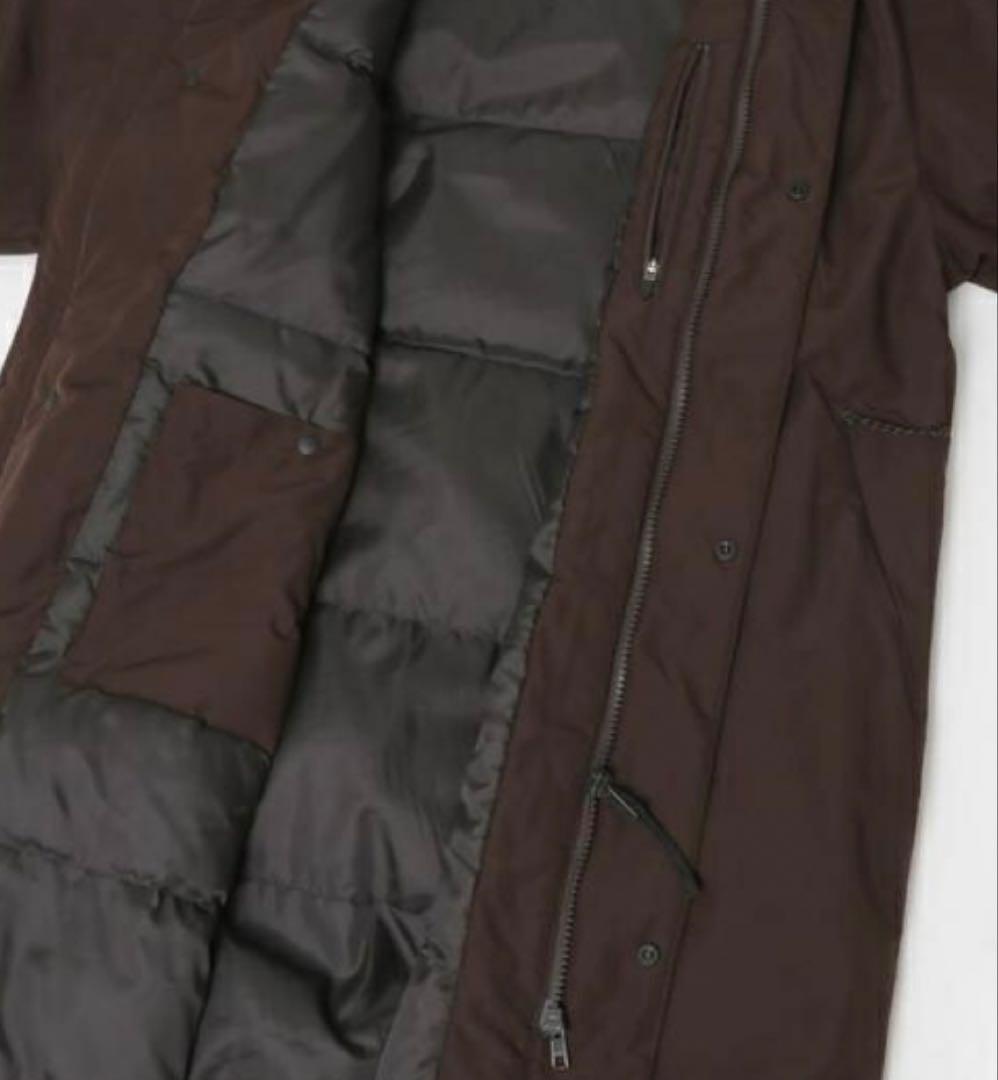 『UR TECH』中綿 ノーカラーコート／エカル（EKAL）