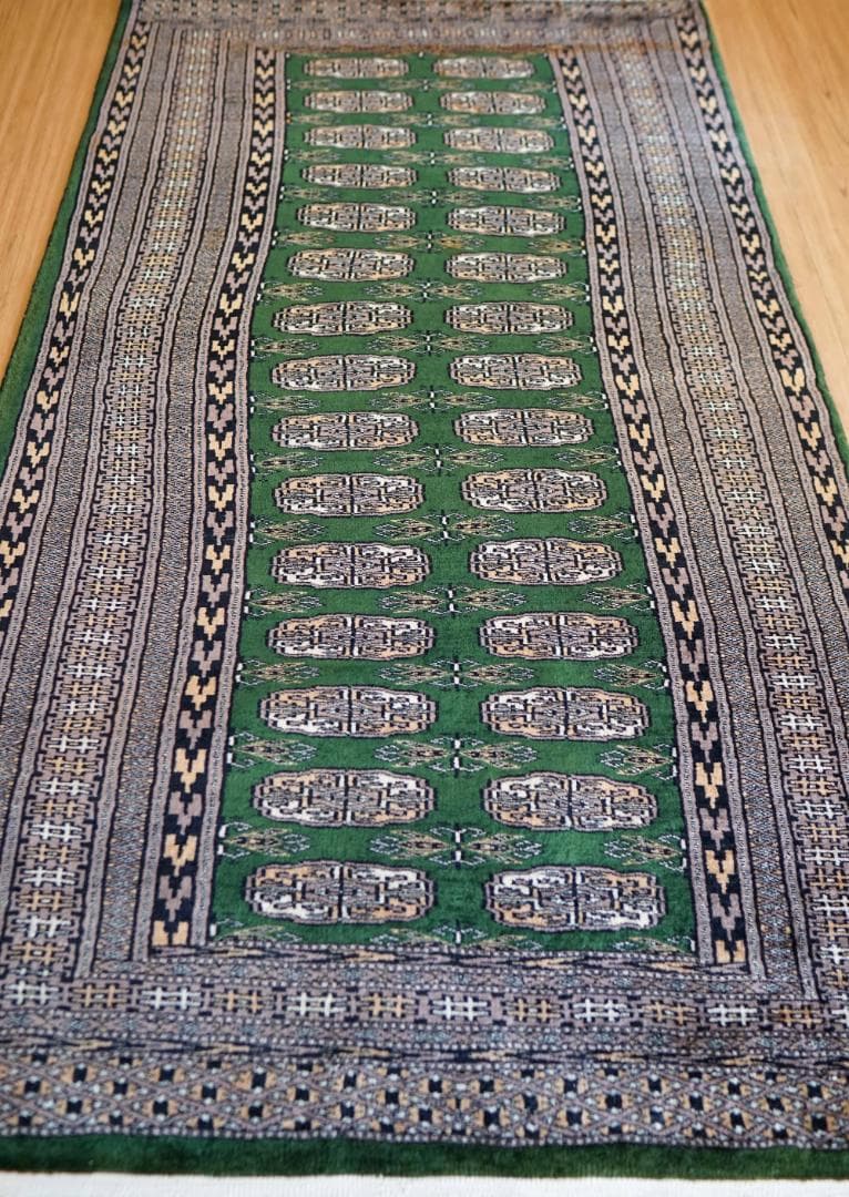 パキスタン絨毯 160×95cm ヴィンテージラグ　トライバルラグ　トルクメン