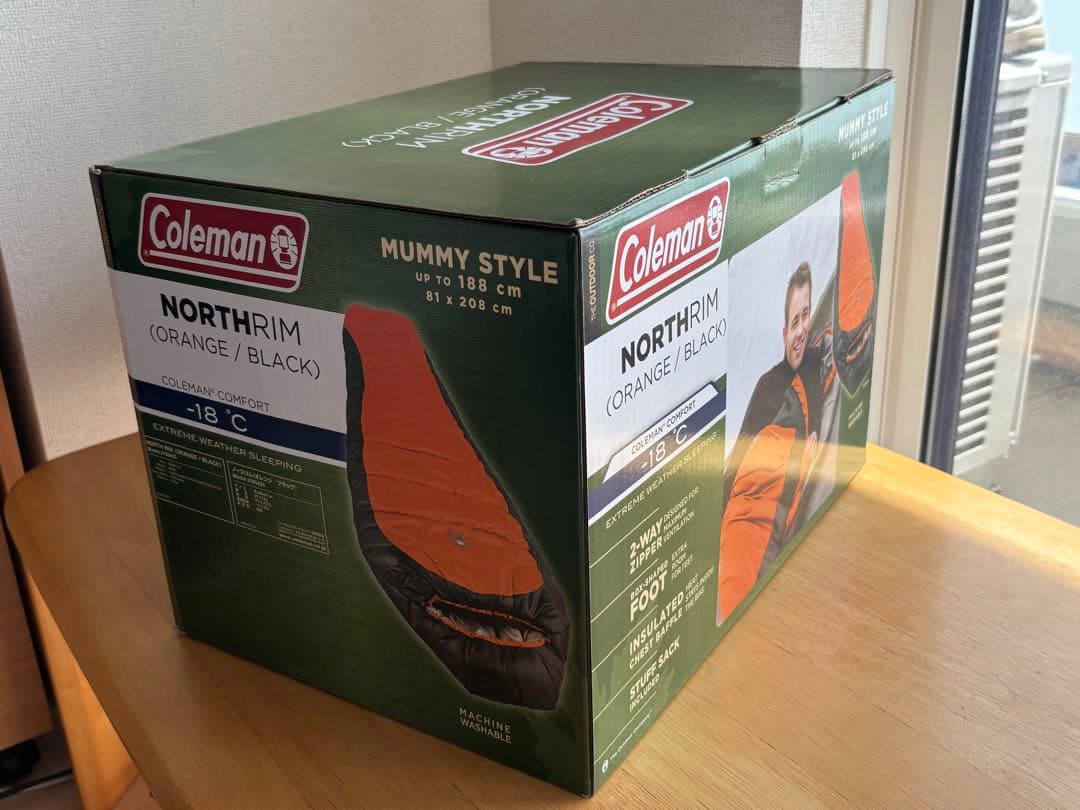 コールマン　coleman ノースリム　northRIM シュラフ　寝袋　冬用①