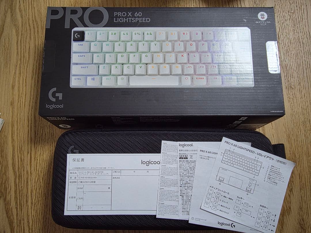 Logicool G PRO X 60 ゲーミングキーボード　ホワイト