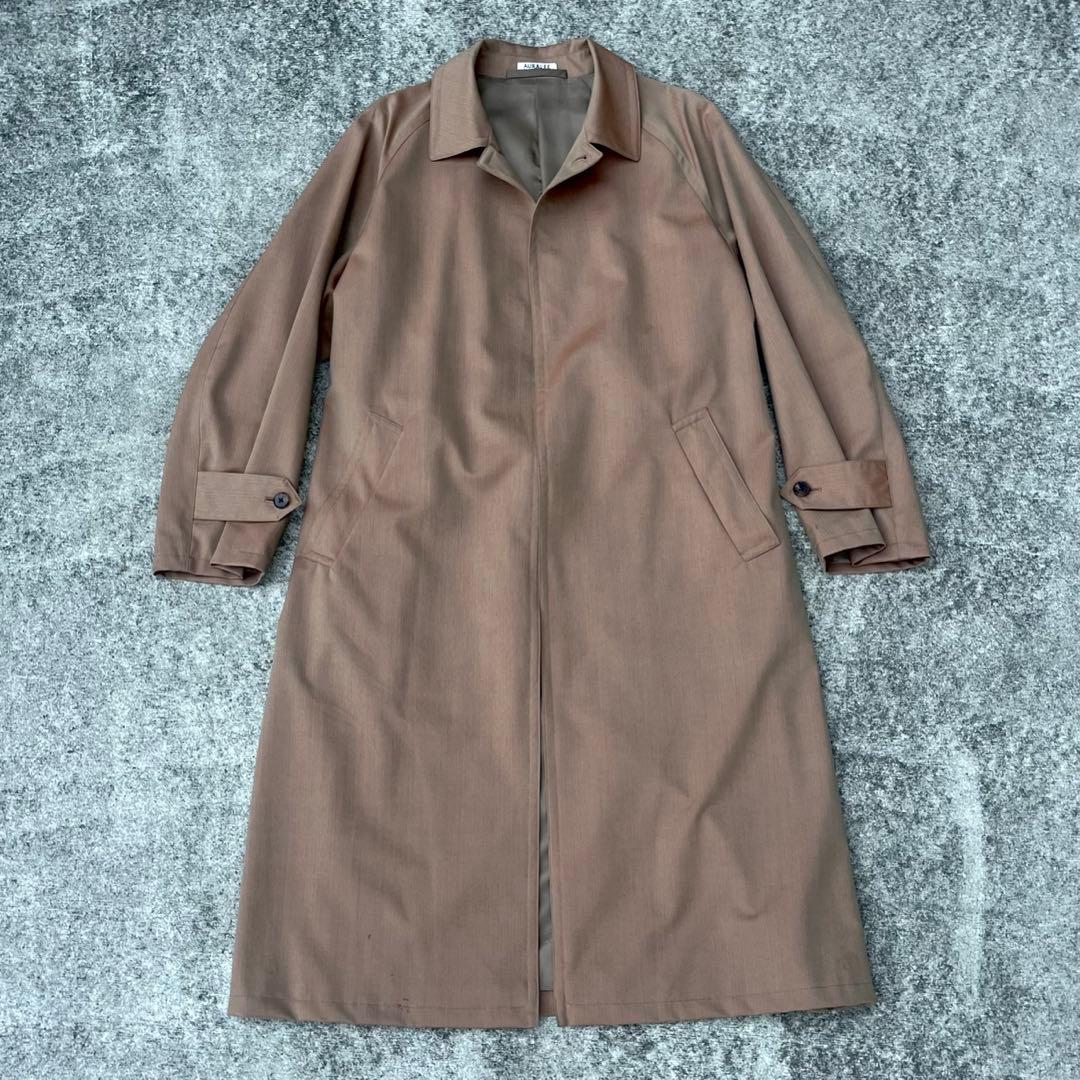 【超希少】AURALEEステンカラーコート トレンチコート 玉虫色 オーラリー