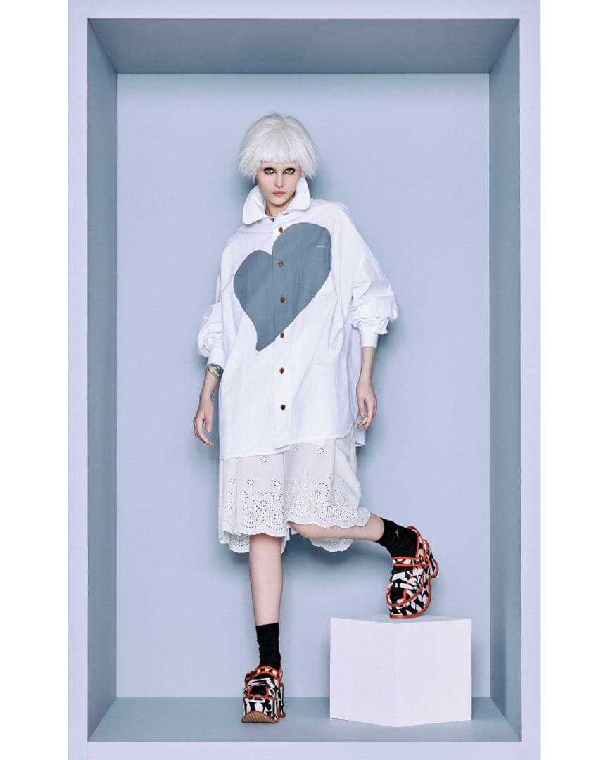 Vivienne Westwood 綿ローン スカラップレース キュロットパンツ