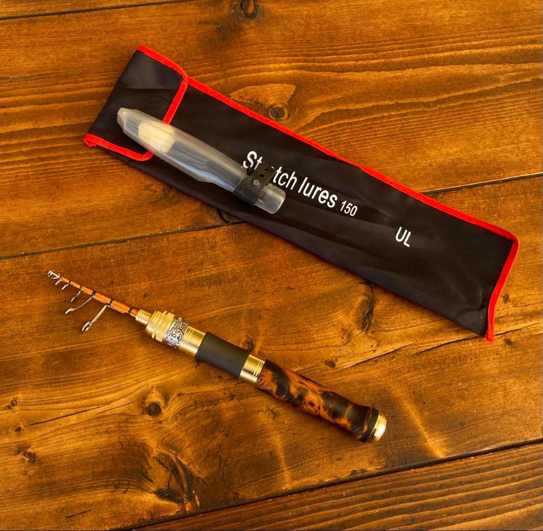 新品未使用　超軽量　カーボンロッド　5ft トラウトロッド　スピニングロッド