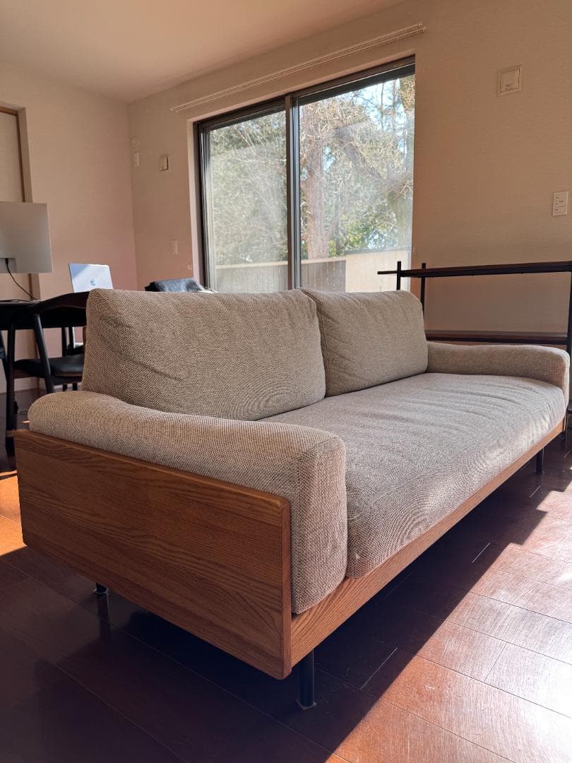 unico ウニコ TREL カバーリングソファ 3シーターベージュウニコトレル