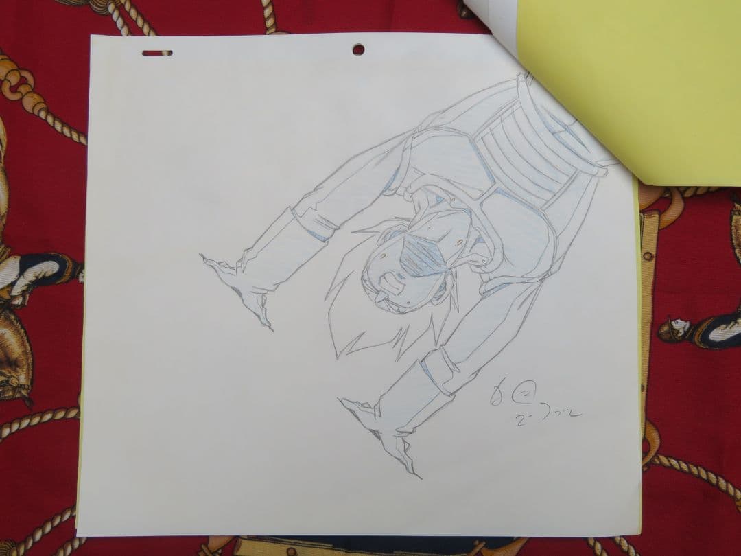m*n様 ドラゴンボール セル画 原画 ベジータ 当時品