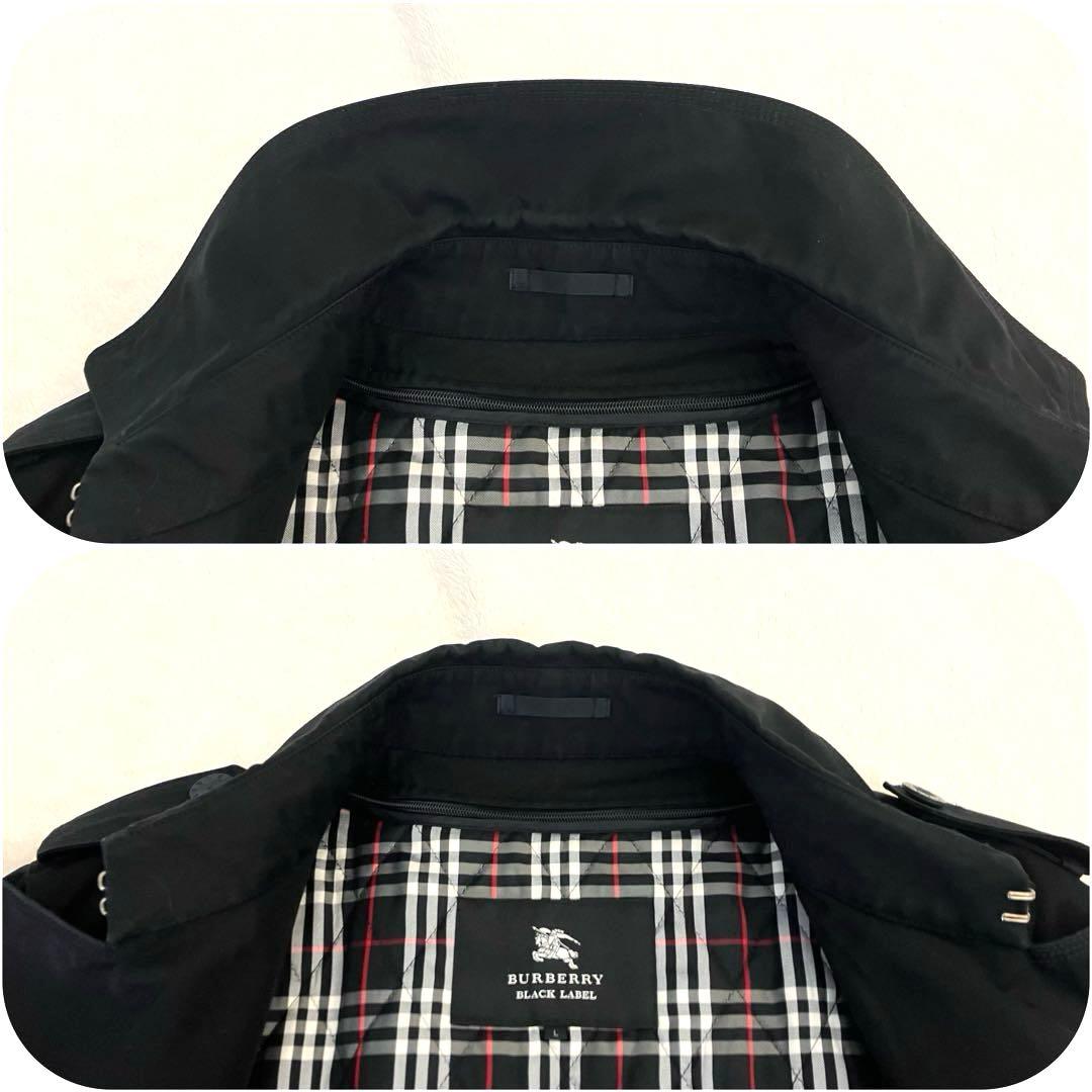 【本物上質】トレンチコート　バーバリーブラックレーベル　ライナー付　Lサイズ