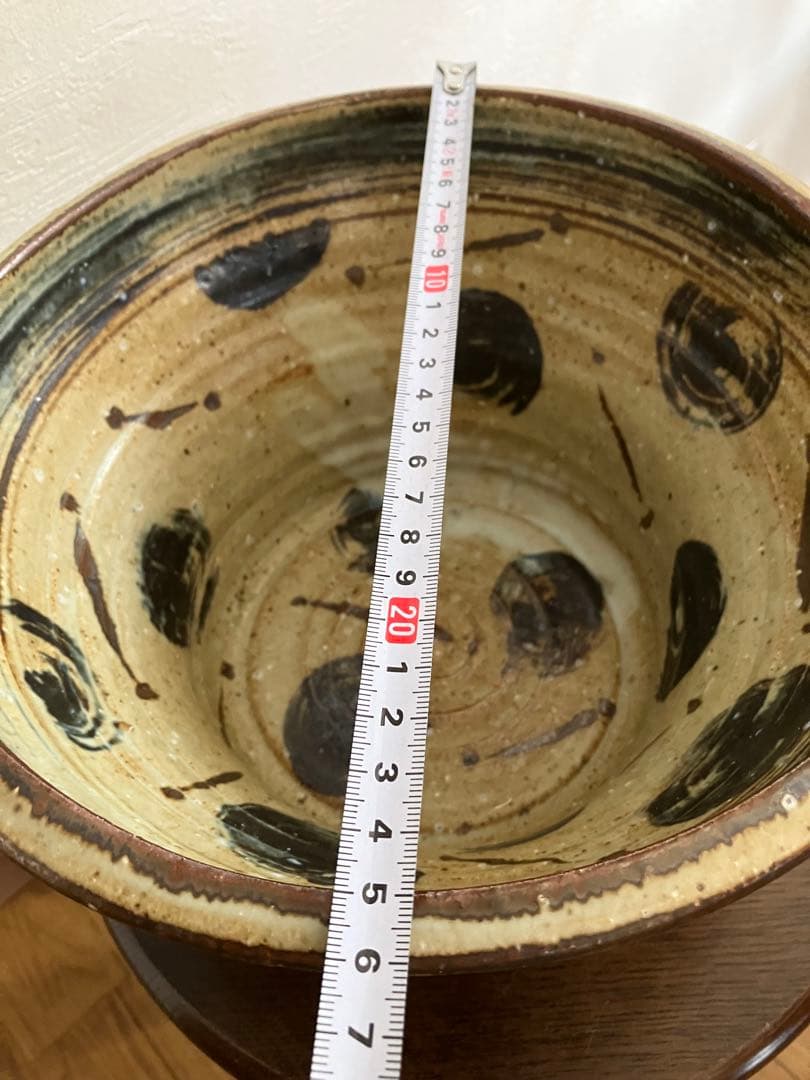 Roy & Chieko 笠間焼 中鉢　（径26㎝ 高さ14.5cm）