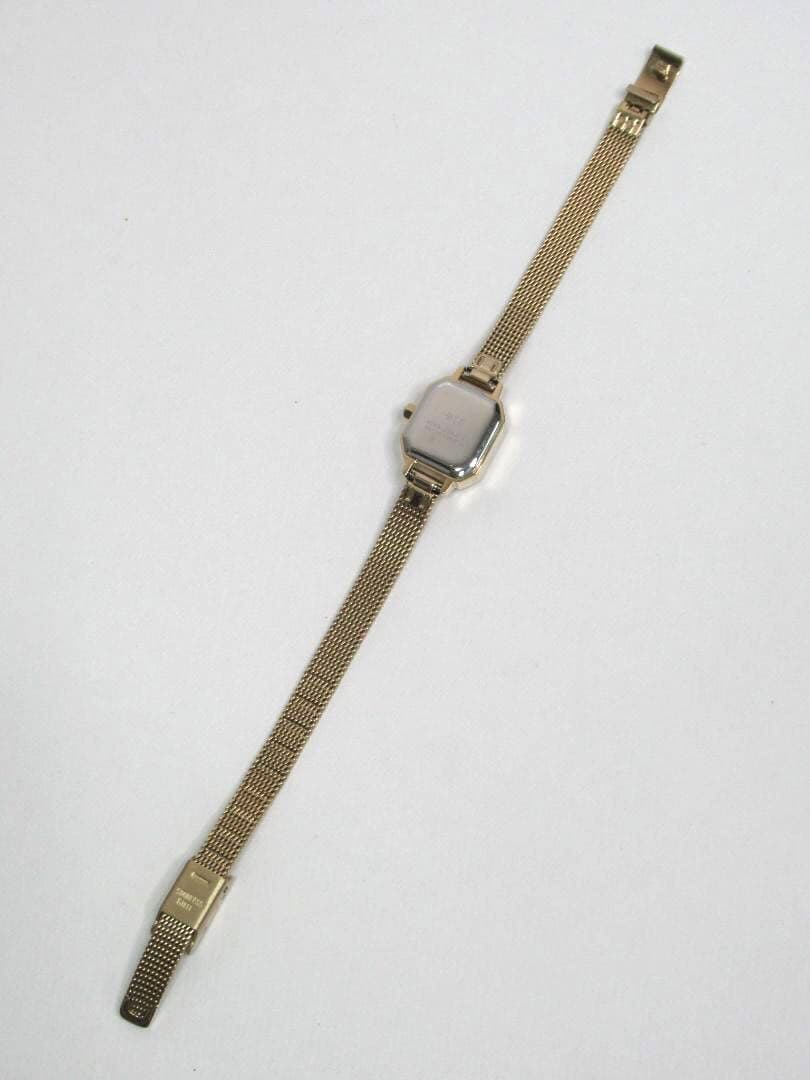 美品 ete エテ ウォッチ オクタゴンフェイス ダイヤ ゴールド 腕時計