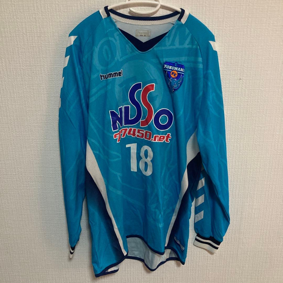 横浜FC 2006サッカーユニフォーム 小野智吉18 Jリーグ　サイン入り　長袖