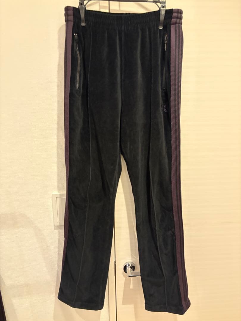 Needles ブラック トラックパンツ XS