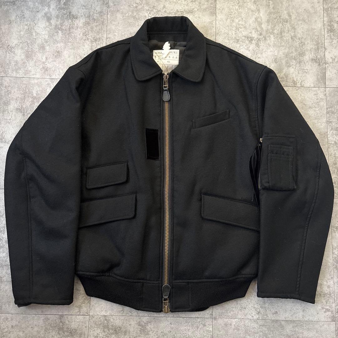 ジャケット・アウター SOSHIOTSUKI 2WAY TIED FLIGHT JACKET 21aw