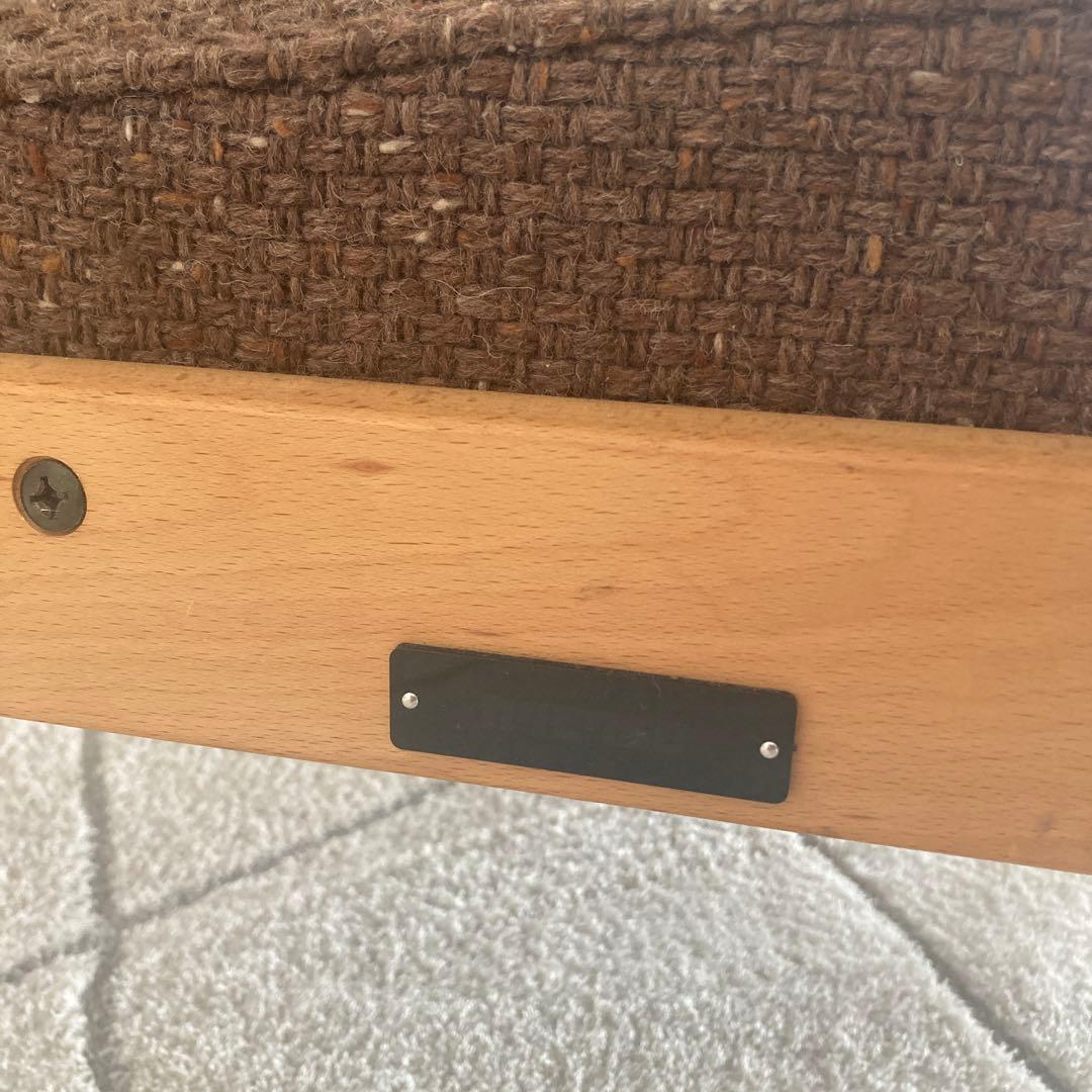 カリモク60 一人掛けチェア　ブラウン