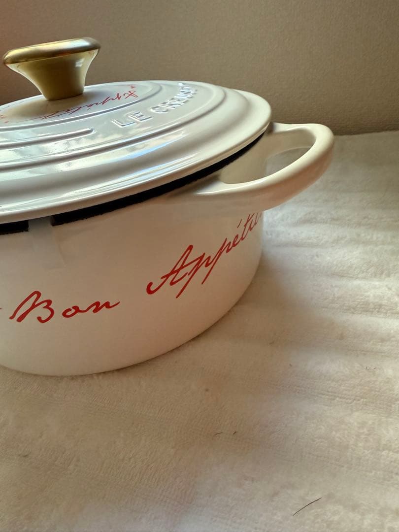 レア LE CREUSET 両手鍋 Bon Appétit 24