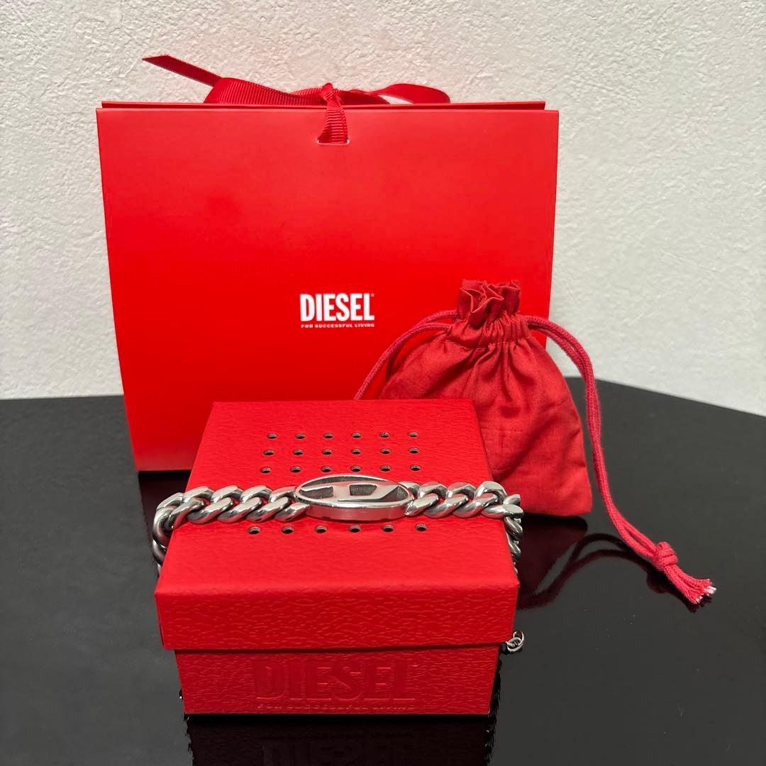 DIESEL チェーンブレスレット ステンレス