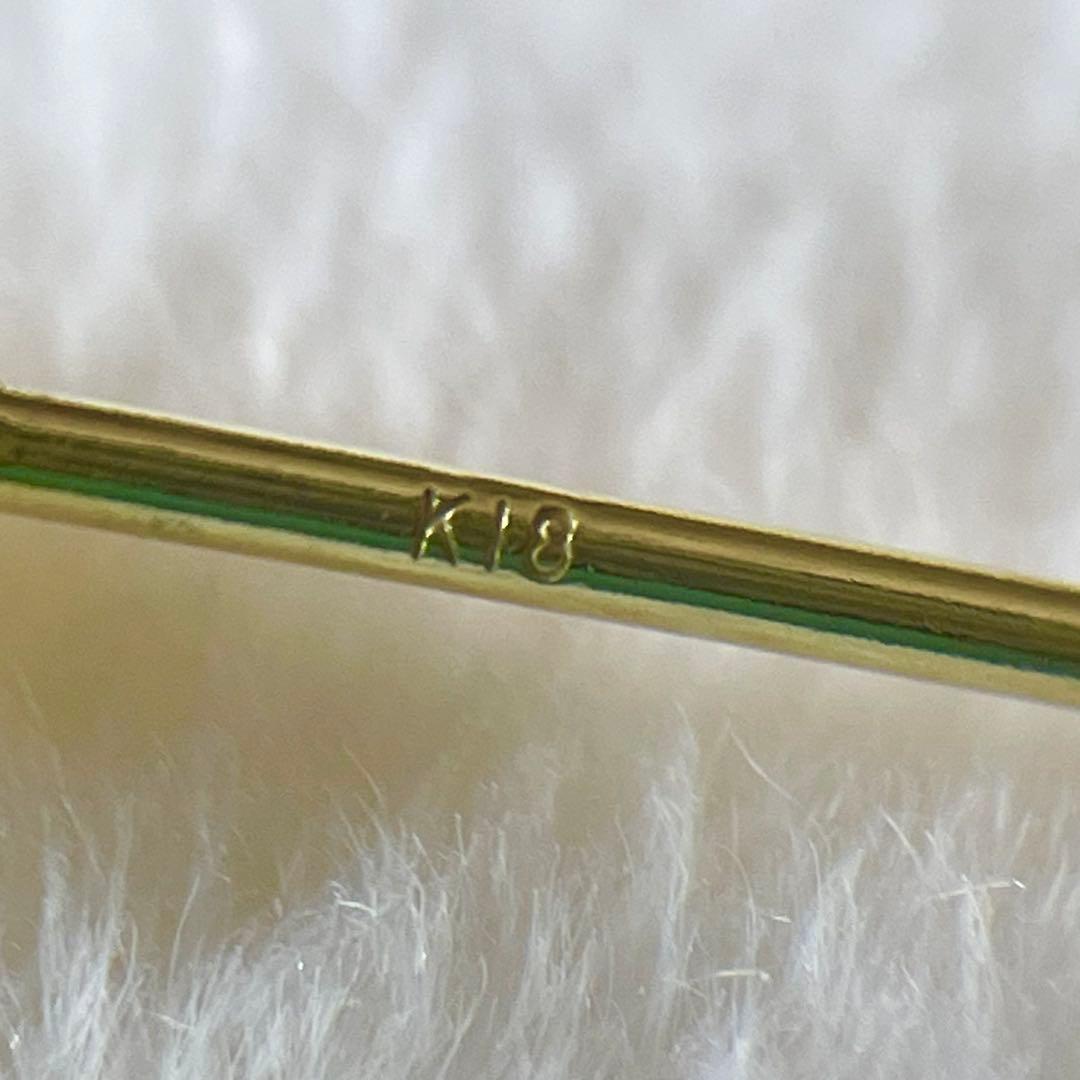 K18 ハニークォーツ ピアス 3mm