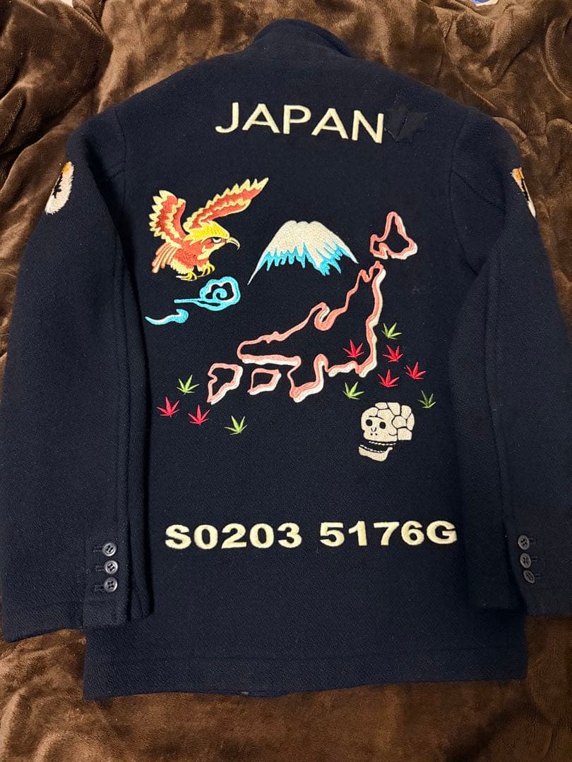 SWINGIN SLILY テーラードジャケット 鷲 縫取 日本限定 スカジャン