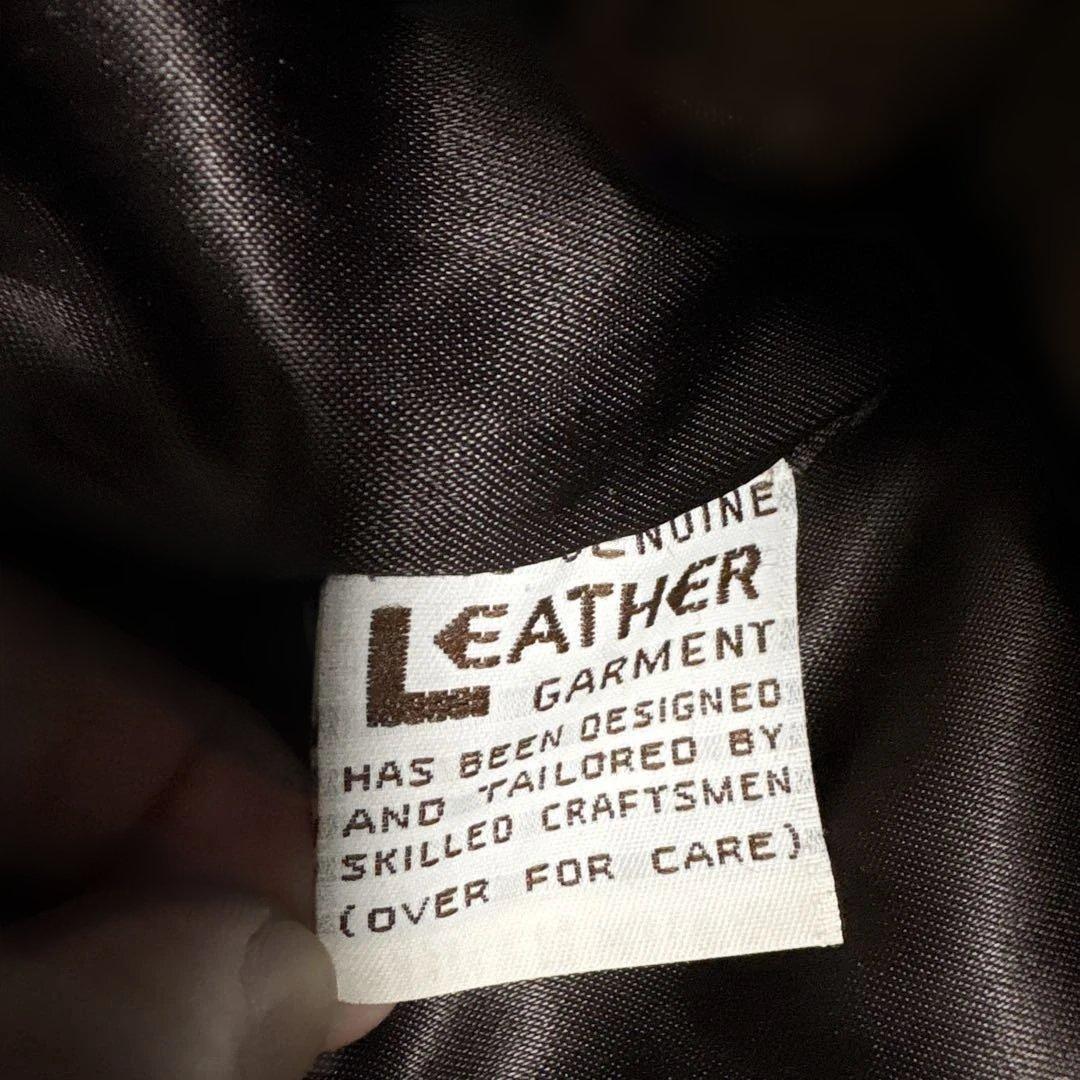 【60'S】FIDELITY USA シングルライダース　革ジャン　皮ジャン