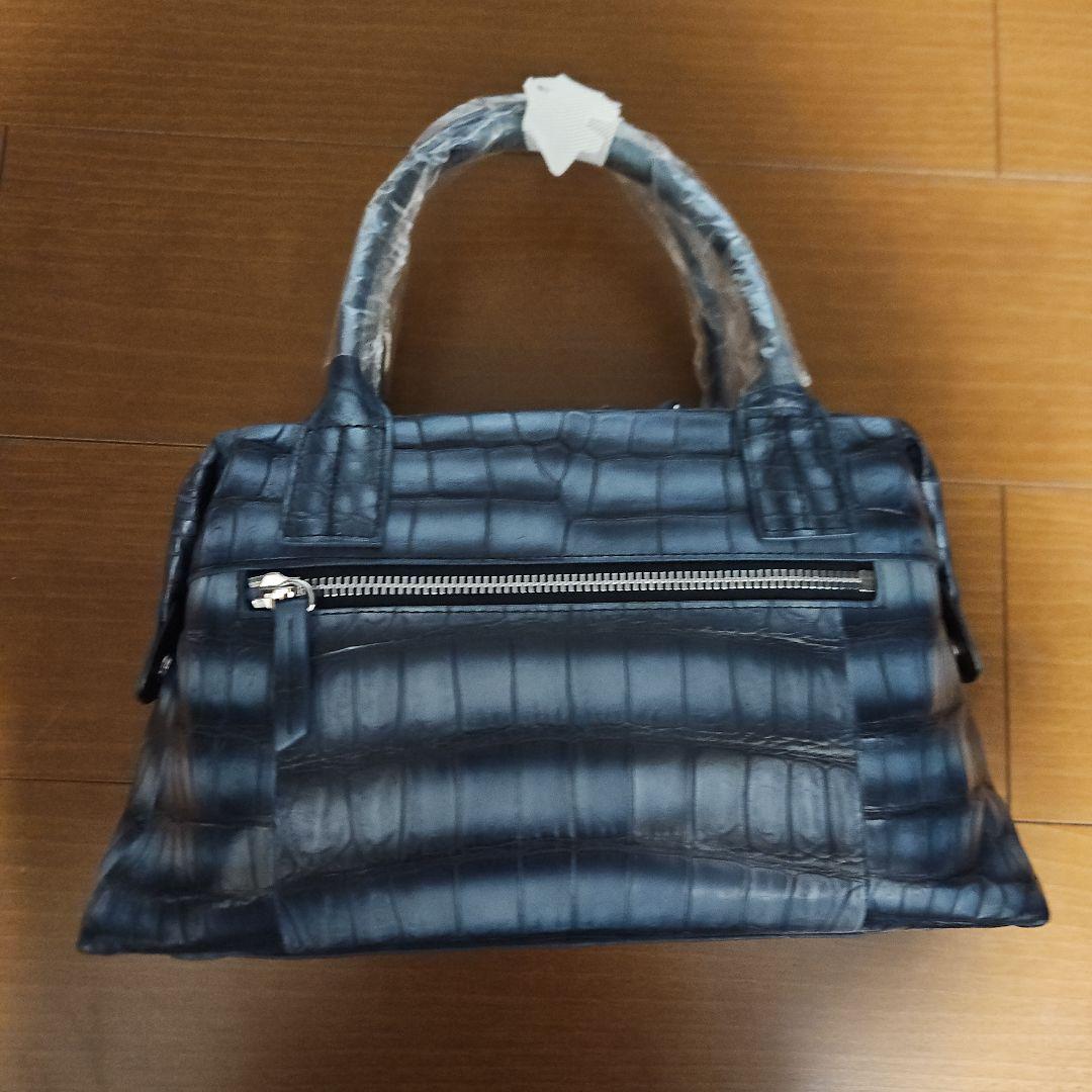 マットクロコダイル ボストンデザイン ２ウェイバッグ