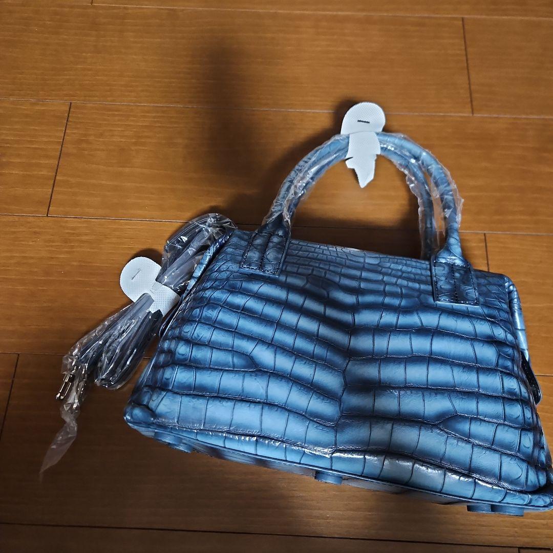 マットクロコダイル ボストンデザイン ２ウェイバッグ