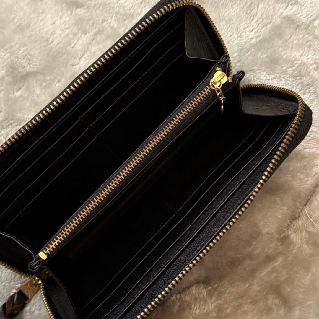 ⭐️未使用級⭐️　インセプション　長財布　ラウンドファスナー　レザー