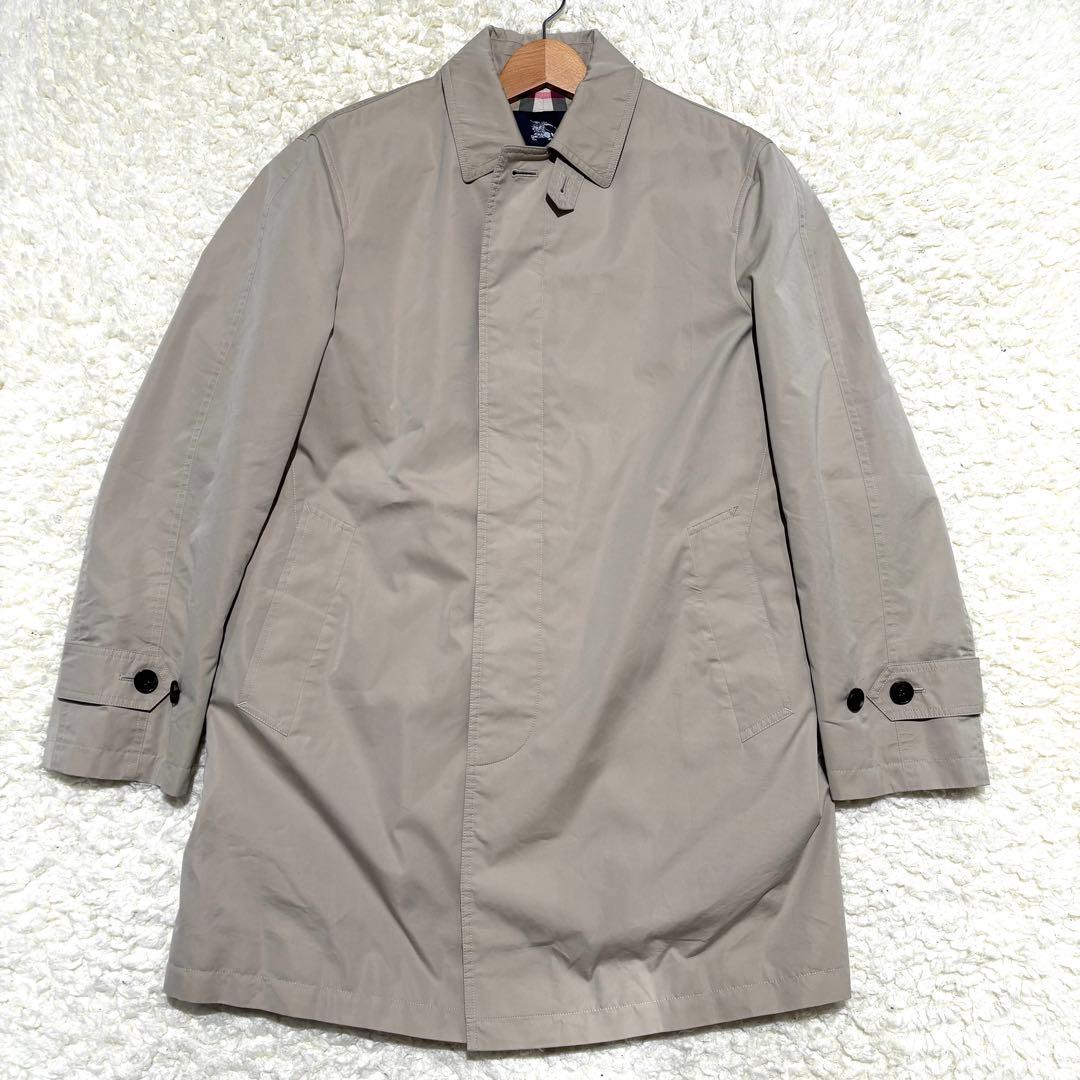 【極美品・L】バーバリー ステンカラーコート メガチェック オーバーサイズ