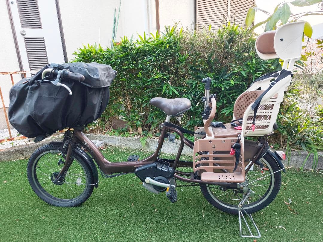 【引取限定】【近隣配送可】電動アシスト自転車 チャイルドシートブリジストン 奈良