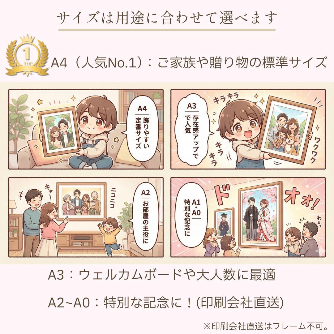 大切な想いを形に｜あたたかい 似顔絵オーダー 名前ポエム 名前詩